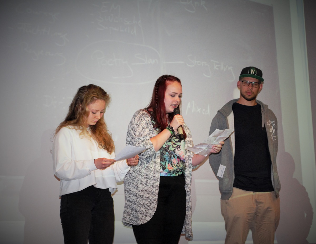 Poetry Slam Vortrag